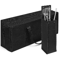 Amylove 2 Sizes Grill Utensil Storage BBQ Tool Bag 24.5" x 9.5" x 5", frame 1