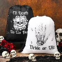 Amylove Bride or Die Bachelorette Party Drawstring Bags, frame 2