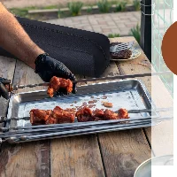 Amylove Grill Tool Storage Bag BBQ Utensil Grilling Bags Oxford Cloth, frame 3