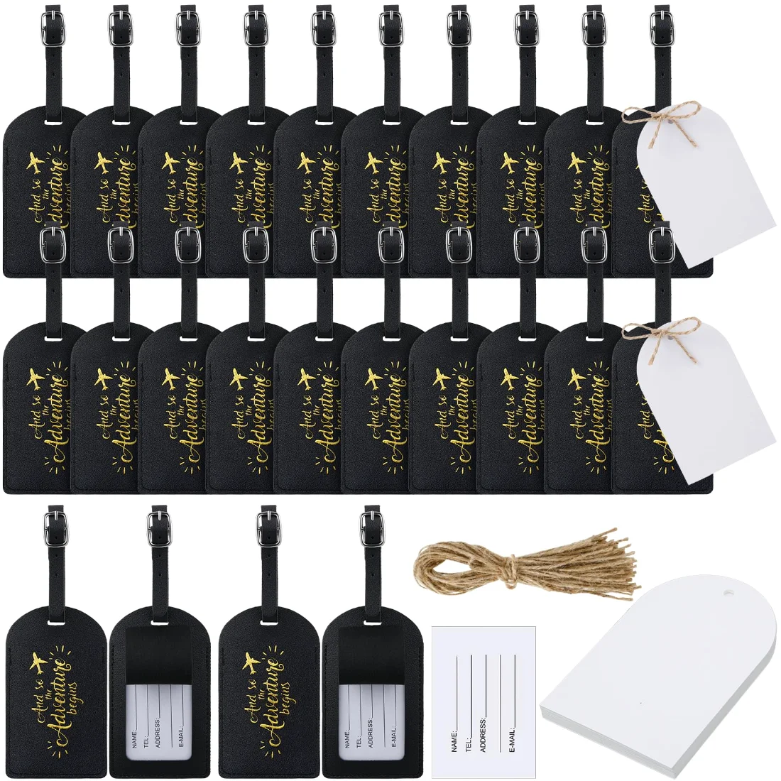 Amylove Wedding Favor Luggage Tags