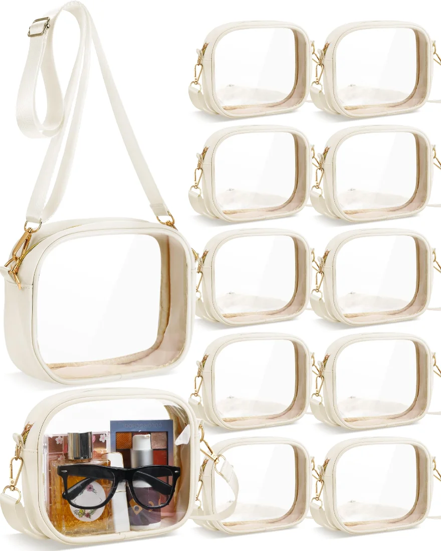Amylove Clear Crossbody Bag TPU Transparent Stadium Bags