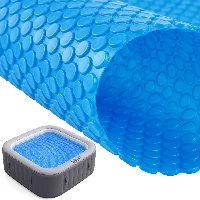 Amylove 7 x 7 ft Solar Pool Cover for Above Ground Inground Pools 16, frame 1