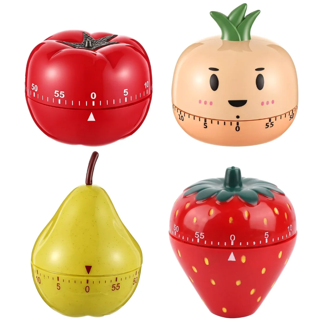 Amylove Cute Mechanical Kitchen Timer Fruit 60 Minutes