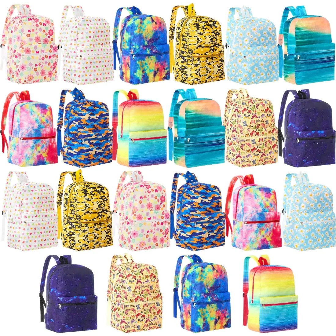 Amylove School Backpacks 17 Inch Assorted Color
