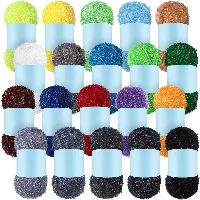 Amylove 20 Skeins Scrubby Yarn for Dishcloths for Crocheting, frame 1