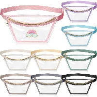 Amylove Nylon Fanny Packs Men Transparent Crossbody Belt Bag Nylon, frame 1