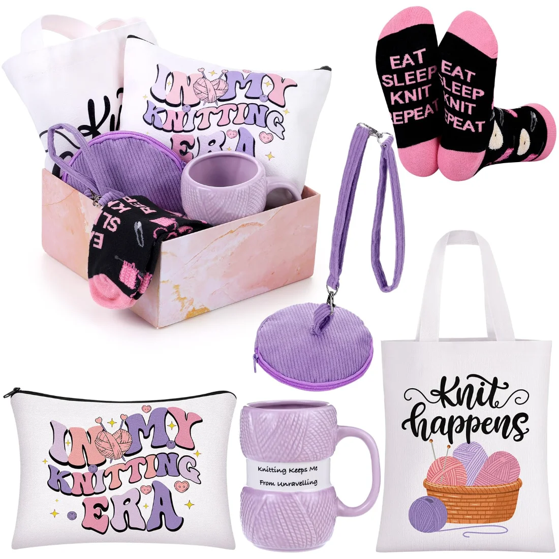 Amylove Christmas Knitting Gifts Set Knitters Crochet Lover